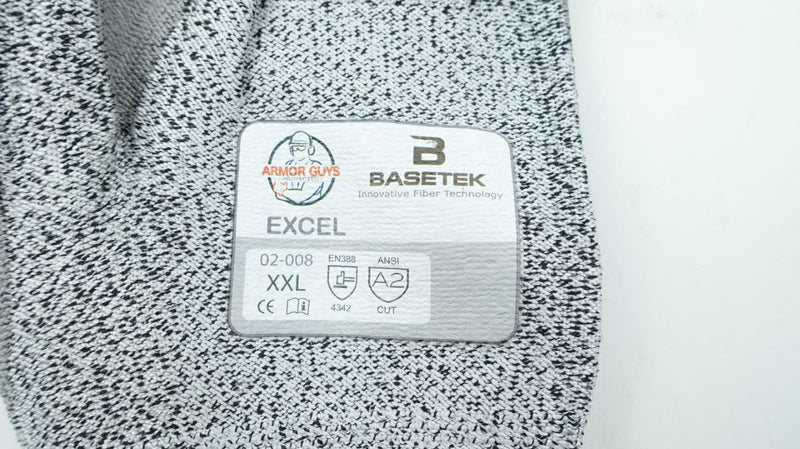 Armor Guys 02-008 XXL Cut Glove 13g Salt & Pepper HDPE Liner Gray PU Palm