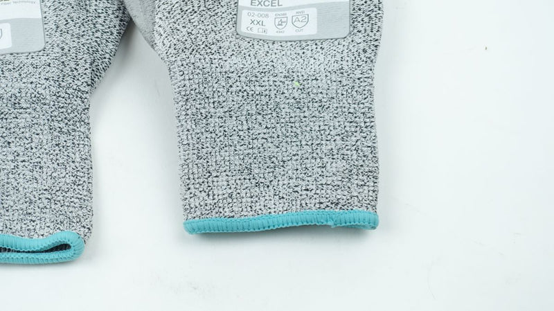Armor Guys 02-008 XXL Cut Glove 13g Salt & Pepper HDPE Liner Gray PU Palm