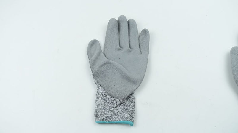 Armor Guys 02-008 XXL Cut Glove 13g Salt & Pepper HDPE Liner Gray PU Palm
