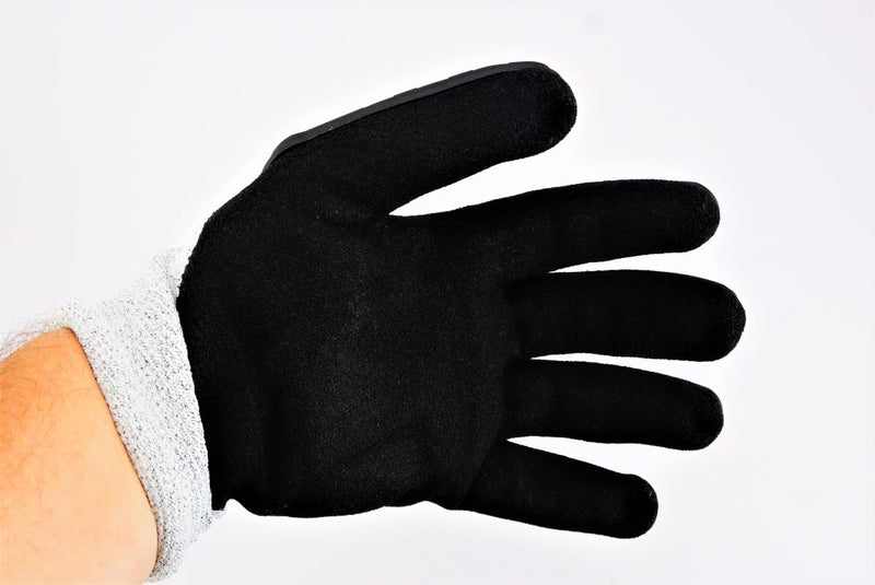 12 Pairs Armor Guys Nitrile Palm Coat Glove Padded Palm Back Hand Protect Sz Med - Image 5