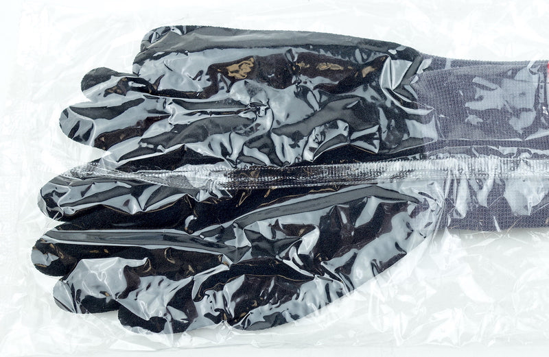 12 Pack Dipped Glove Extra Flex XL 15ga Gray Nylon Liner Ntrl Palm Coat & Finger - Image 2