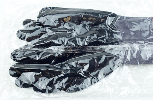 12 Pack Dipped Glove Extra Flex XL 15ga Gray Nylon Liner Ntrl Palm Coat & Finger - Image 2