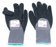 12 Pack Armor Guys ExtraFlex Glove XXL 15ga Grey Black MicroFoam Palm W/Dots - Image 1