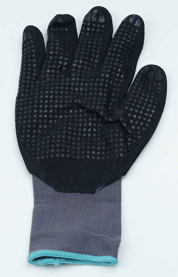 12 Pack Armor Guys ExtraFlex Glove XXL 15ga Grey Black MicroFoam Palm W/Dots - Image 7