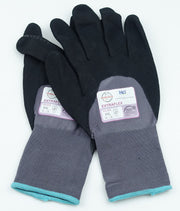 12 Pack Armor Guys ExtraFlex Glove XXL 15ga Grey Black MicroFoam Palm W/Dots - Image 2