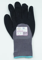 12 Pack Armor Guys ExtraFlex Glove XXL 15ga Grey Black MicroFoam Palm W/Dots - Image 3