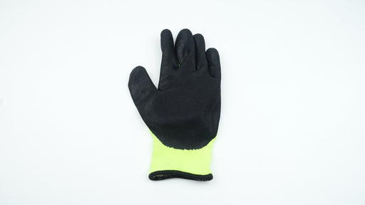 12 Pack Dipped Glove XL 13g ExtraFlex Hi Vis Yellow Poly-Acrylic MicroFoam Palm - Image 5