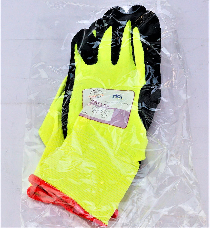 Armor Guys Cut Glove 04-200-S 18g Blk Microfoam Nitrile Palm Hi Vis Small