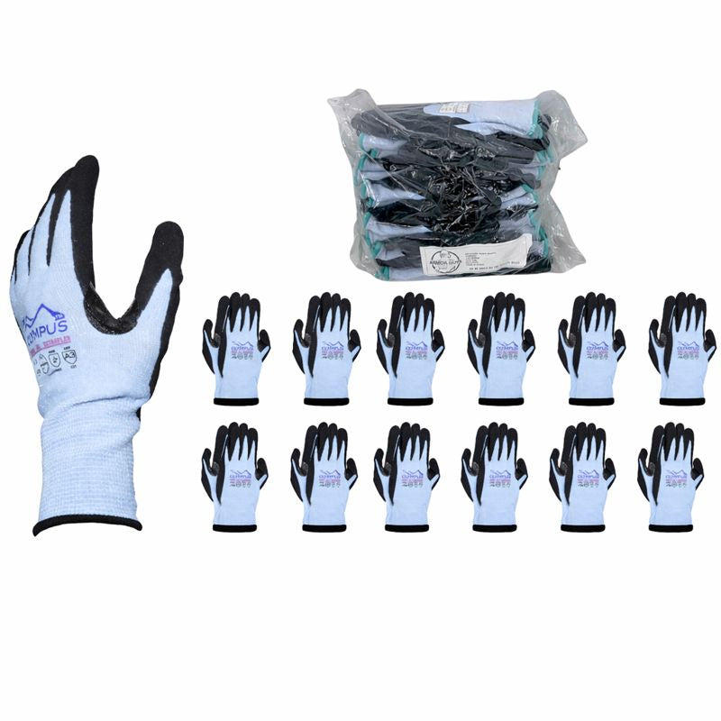Armor Guys 04-300 XSmall Extraflex 13g HcT Nitrile Palm Coating Blue