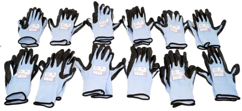 Armor Guys ExtraFlex HCT 04-302 Blue/Black Large Cut-Resistant Gloves - 12 Pair - Image 1