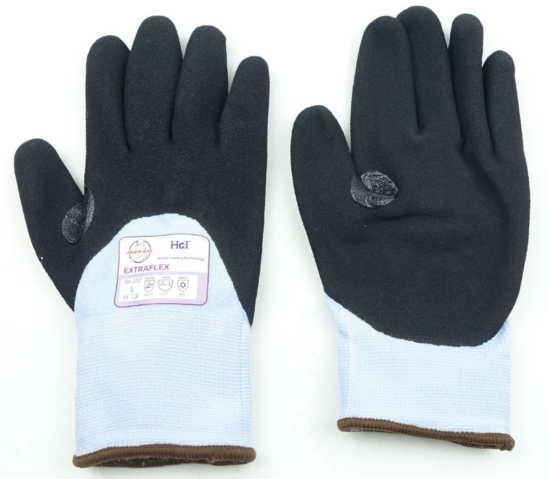 Armor Guys Cut Glove Large 13g Lt Blue 7g HCT Palm Coated Insulated