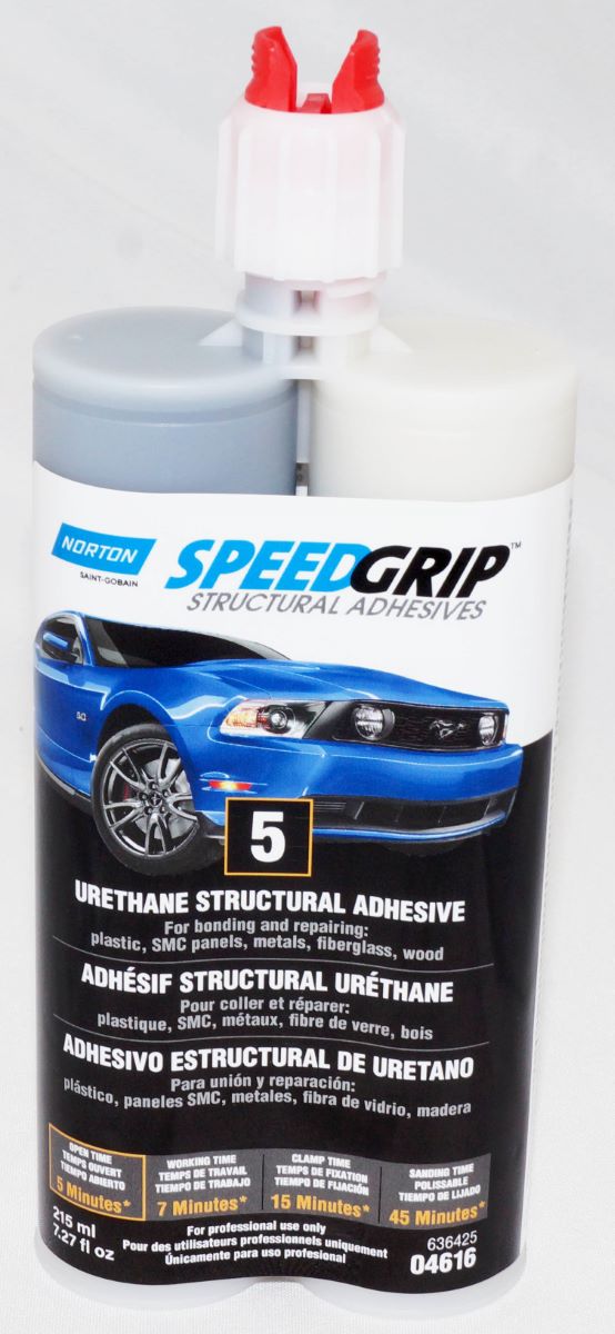Norton SpeedGrip Urethane Structural Adhesive 220 ml Black 5 minutes - 04616