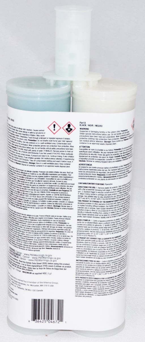 Norton SpeedGrip Urethane SMC/Fiberglass Repair Adhesive 400ml 10 minutes 04672