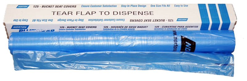Norton 21 x 32 In. BlueWrap Blue Non-Adhesive Automotive Seat Cover - 05921
