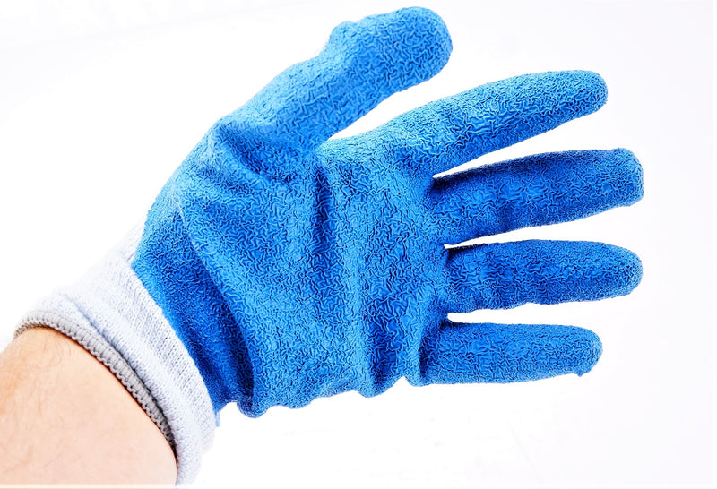 Armor Guys 06-019-2X Dipped Glove 10g Gray Cotton/Polyester Crinkle Palm 2XL