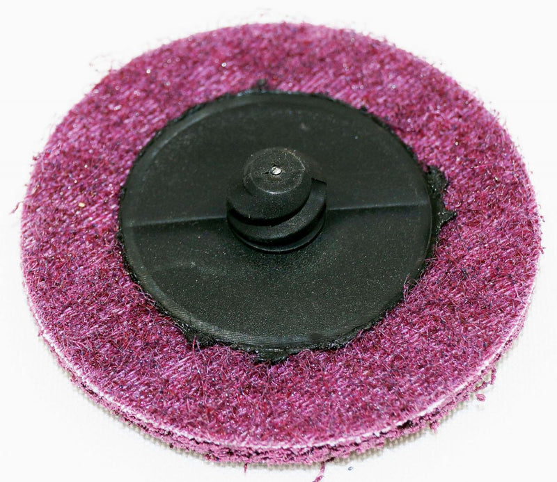 Norton 25 Discs 2" Rapid Prep Non-Woven QC Aluminum Oxide Medium Grit - 09190