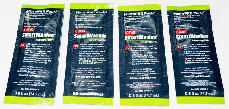 SmartWasher Benchtop PRO BTP MicroPRO .5oz each 4 Pack CRC 1751154