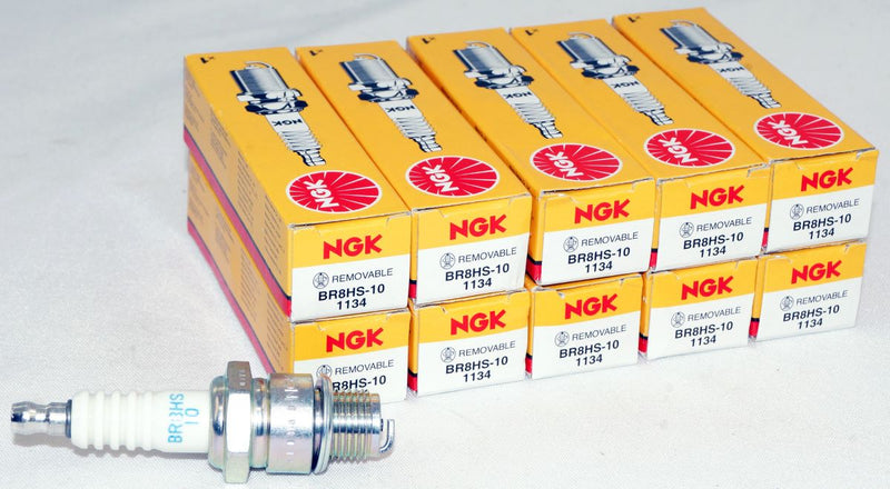 NGK 1134 Nickel Spark Plug BR8HS10 Removable Tip