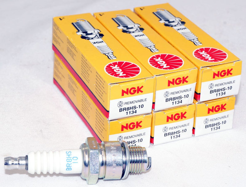 NGK 1134 Nickel Spark Plug BR8HS10 Removable Tip