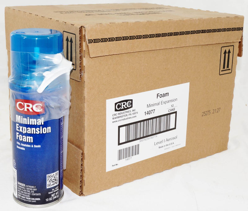 CRC 14077 Minimal Expansion Foam 12 wt oz 14077 - 1 Can Straw Application