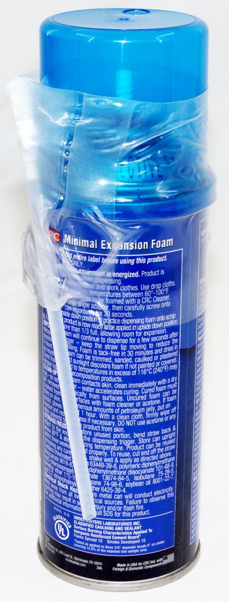 CRC 14077 Minimal Expansion Foam 12 wt oz 14077 - 1 Can Straw Application