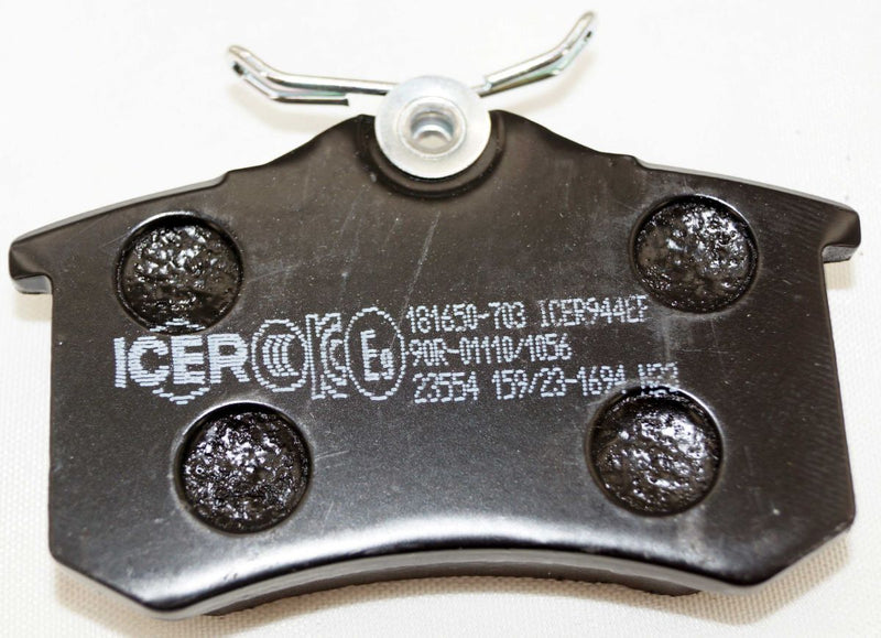 ICER 181650-703 Rear Brake Pad Set fits Audi 8E0698451L