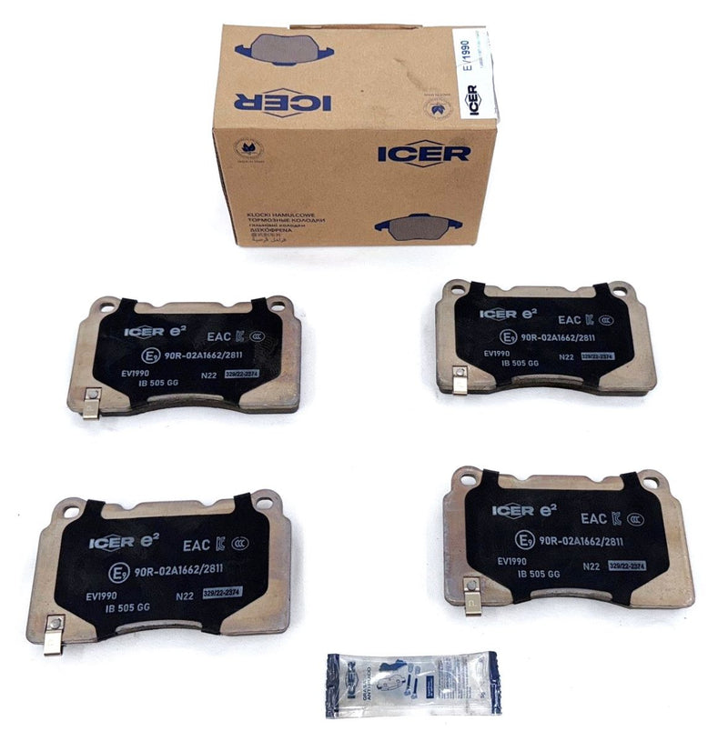 ICER EV1990 Front Brake Pads fits select Tesla Vehicles was 181990