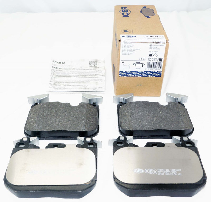 ICER 182093-203 Front Brake Pad Set fits BWM 34106878878