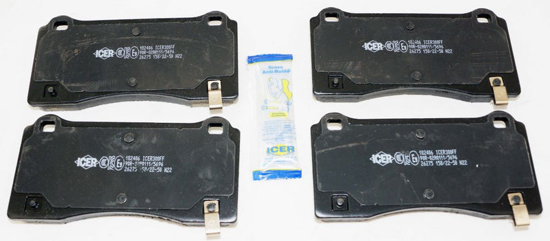 ICER 182406 Set of 4 Brake Pads fits select Tesla vehicles