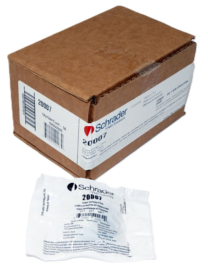 Schrader TPMS Solutions Tire Pressure Monitoring System (TPMS) Sensor Service Kit P/N:20007