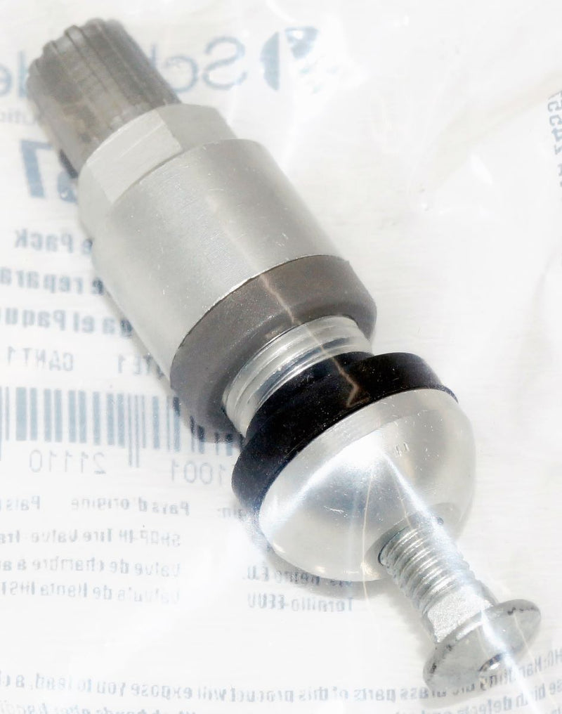 Schrader 20037 TPMS Service Pack - Silver Aluminum Clamp-In Valve