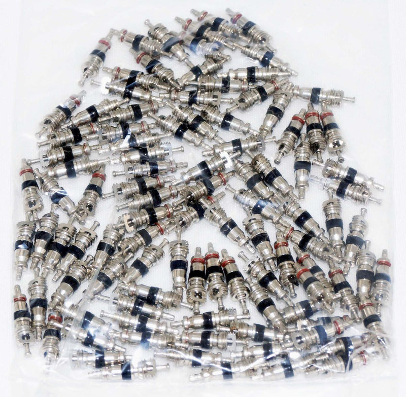 Schrader TPMS 20055 Nickel Plated Valve Core - 100 Pack