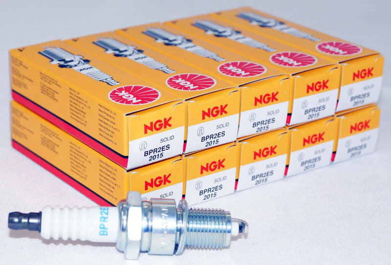 NGK 2015 Spark Plug Solid Tip BPR2ES John Deere Kawasaki Yamaha
