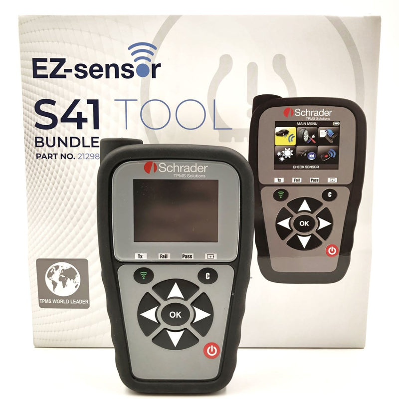 Schrader 21298 S41 TPMS Tool includes 24 33500 EZ Sensors