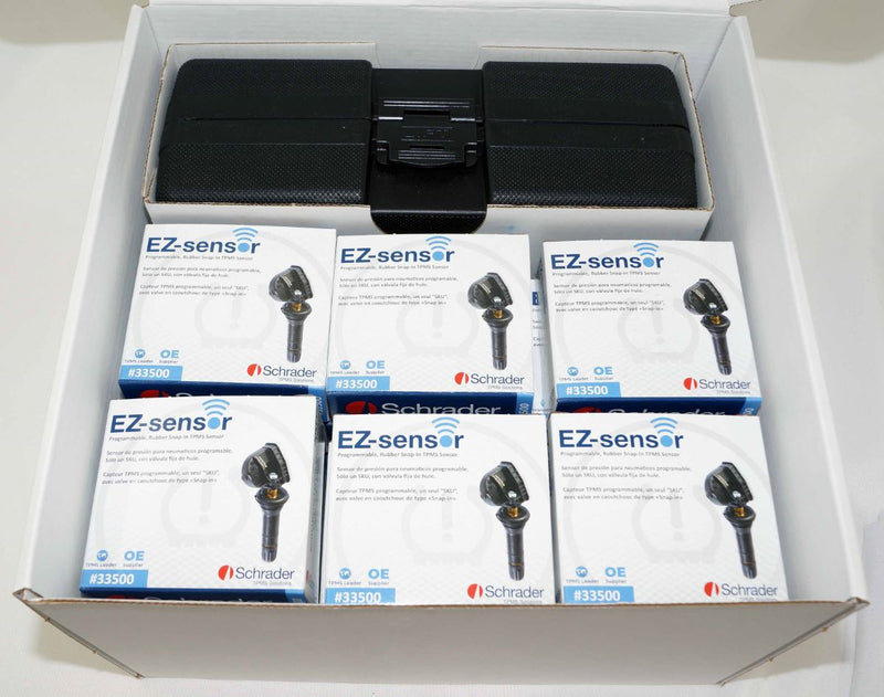 Schrader 21298 S41 TPMS Tool includes 24 33500 EZ Sensors