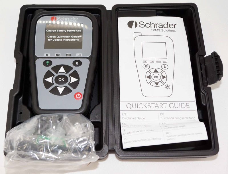 Schrader 21298 S41 TPMS Tool includes 24 33500 EZ Sensors