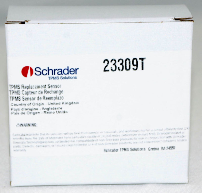 Schrader TPMS 23309T TPMS Sensor Aluminium Clamp-in Variable Angle Titanium for Tesla