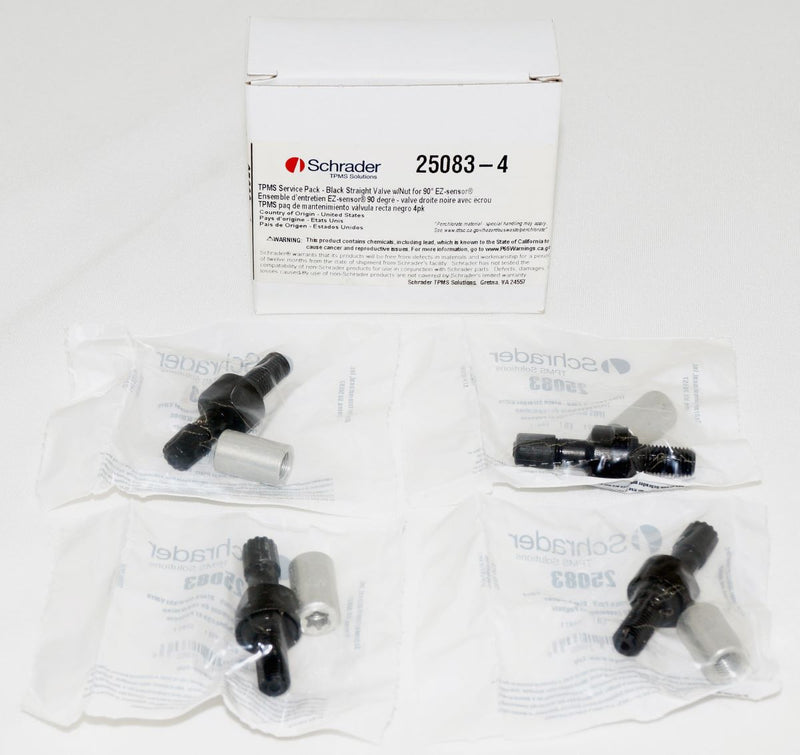 Schrader 25083 Service Kit - Straight Valve Stem 11.5mm Valve Hole Black