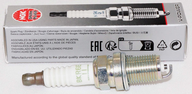 NGK 2756 V-power Spark Plug BKR6E11 for Toyota Lexus Acura Suzuki