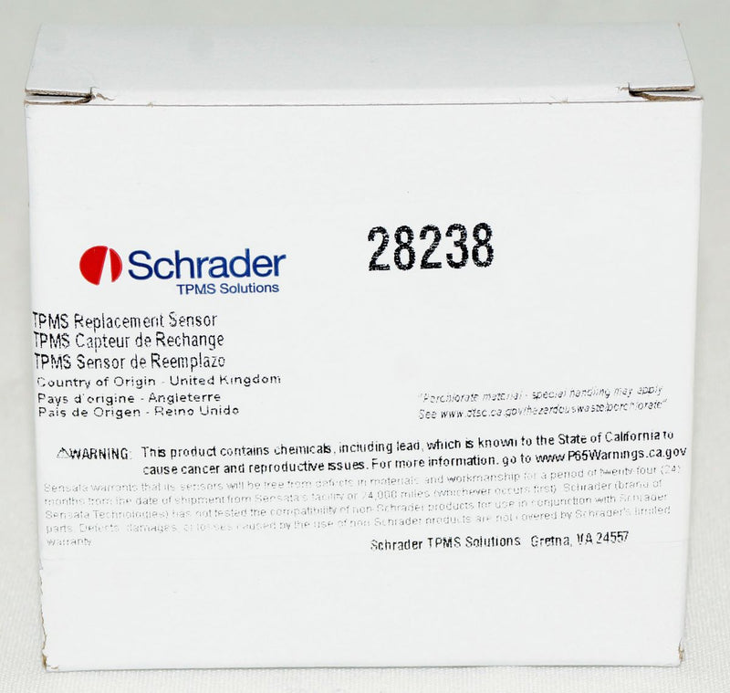 Schrader TPMS 28238 Clamp-in 433MHz TPMS Sensor fits BMW Mercedes Rivian Toyota
