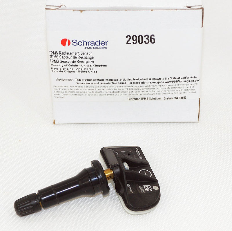 Schrader TPMS Sensor 29036 Snap-in Gen6 315MHz fits select 19-21 Ford