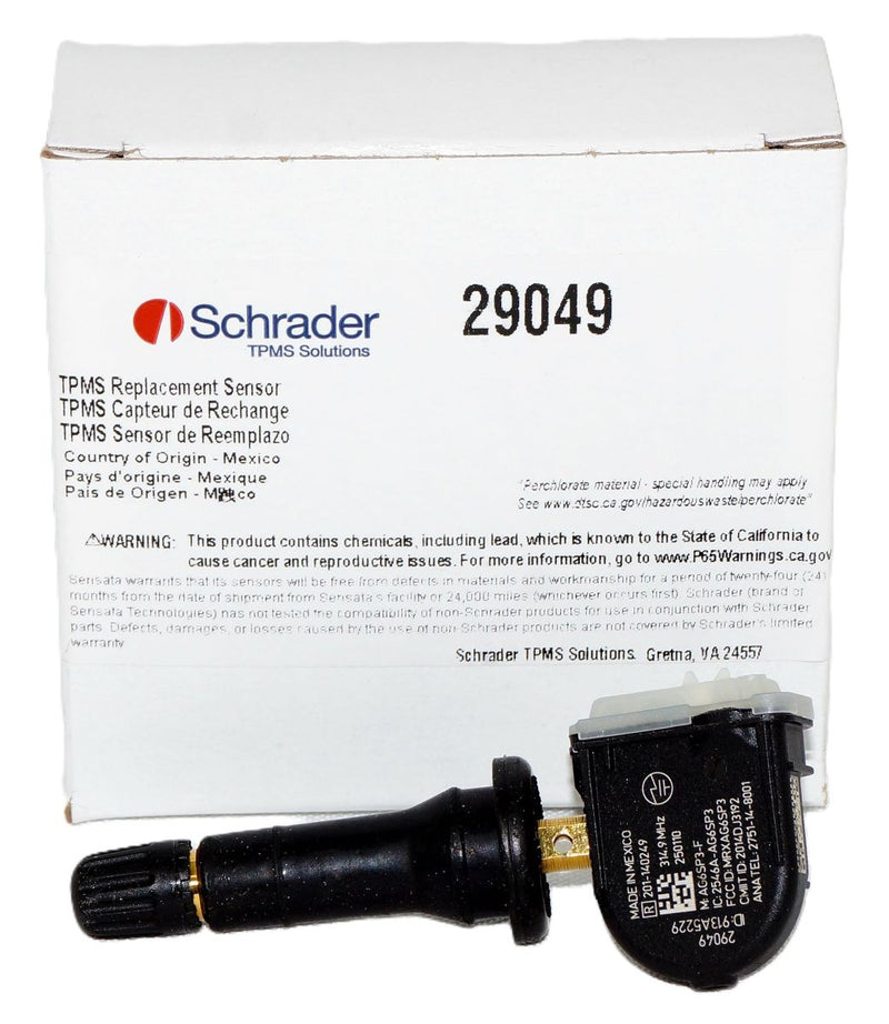 Schrader 29049 TPMS Sensor Snap-In 314.9MHz