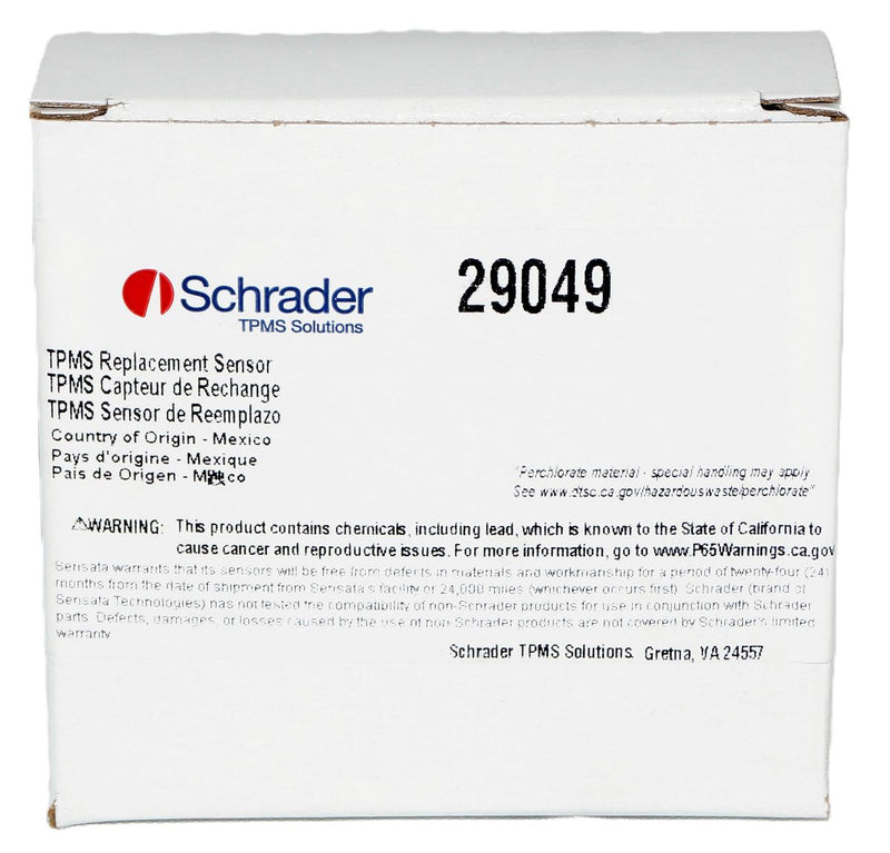 Schrader 29049 TPMS Sensor Snap-In 314.9MHz