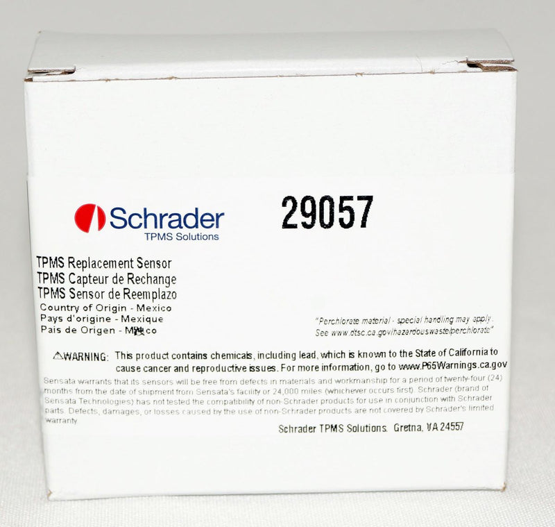 Schrader TPMS Sensor Snap-In 433 MHz 29057 Tire Pressure Monitoring System