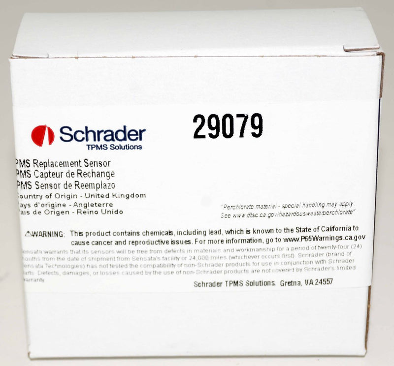Schrader Automotive 29079 TPMS Sensor Clamp-In 315MHz fits select Toyota Lexus