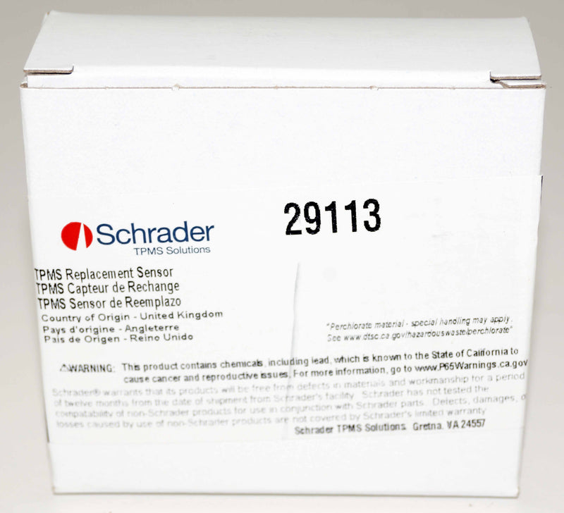 Schrader TPMS 29113 TPMS Sensor Clamp-In 433MHz fit select Nissan Infiniti