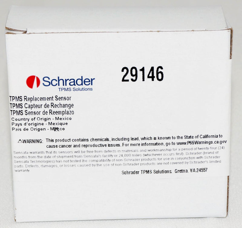 Schrader TPMS 29146 Snap-in Faraday 433MHz TPMS Sensor