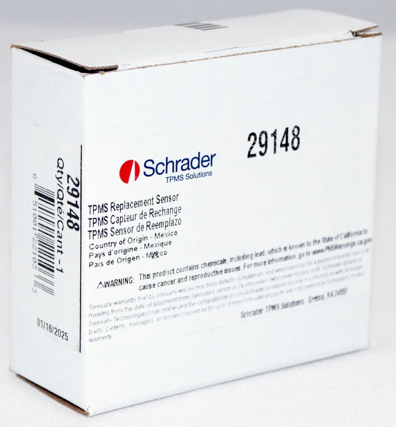 Schrader TPMS Sensor-29148 - Snap-in Schrader Automotive 29148