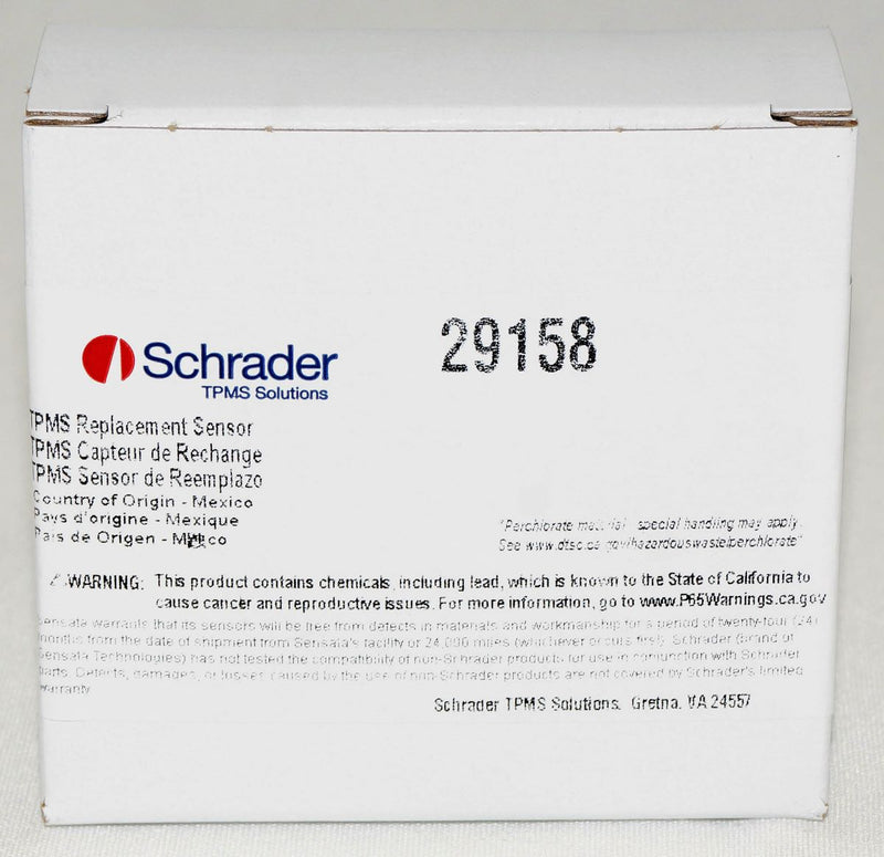 Schrader TPMS 29158 OE replacement Snap-in TPMS Sensor fits GM 433 MHz