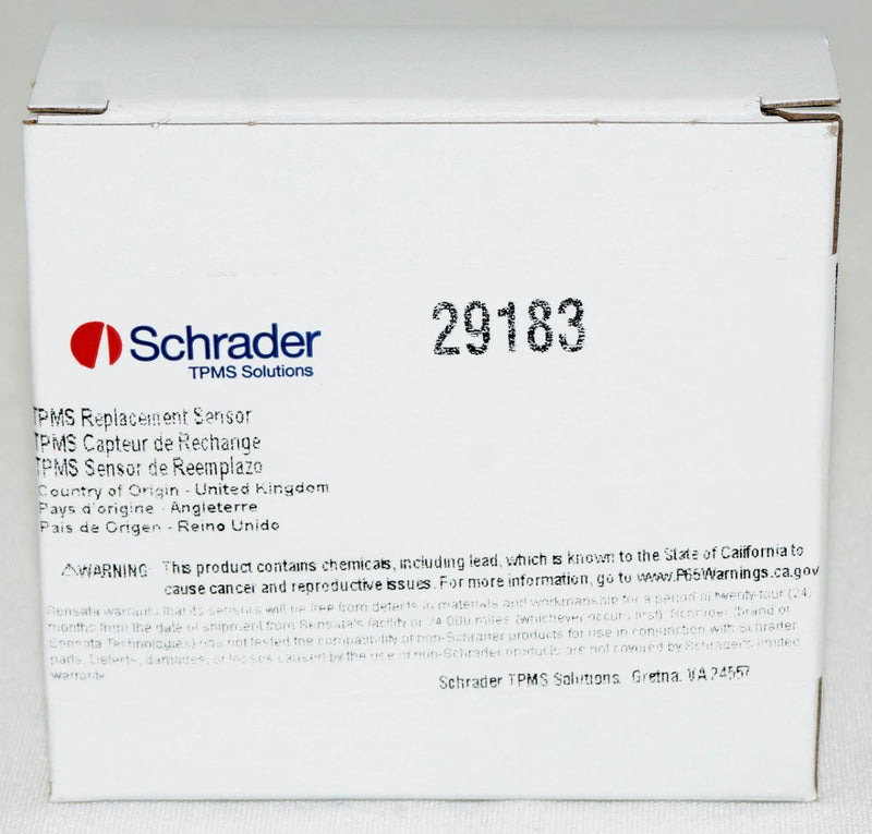 Schrader TPMS 29183 Snap-In Faraday 433MHz TPMS Sensor